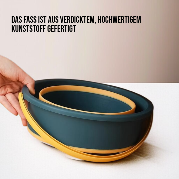 Fass tragbare verdickte Plastik Handheld Haushalt Faltbare Wasserfass