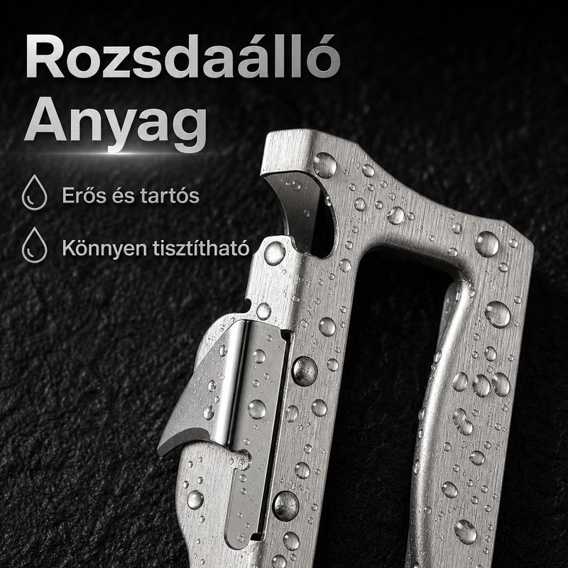 Sokoldalú rozsdamentes acél kupaknyitó különféle tejüvegekhez