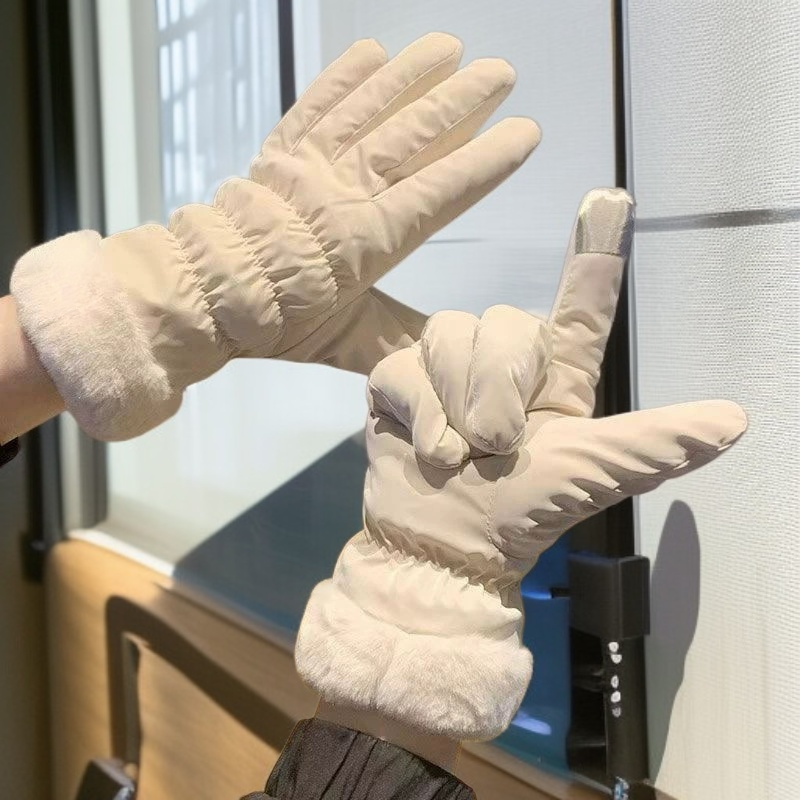 防水タッチスクリーングローブ 