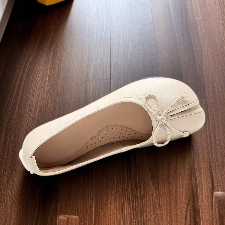 레드 단화 여 플랫 컴포트화 여성 구두 리본 발가락 봄가을 여름 단화