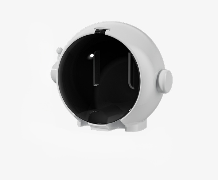 패션 벽걸이 칫솔걸이 벽면 수납선반 카드 칫솔걸이 화장실 우주인 수납선반