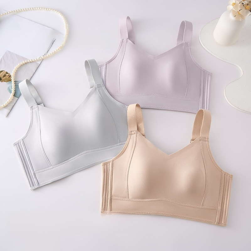 Seamless, skin-friendly, anti-sagging bra
