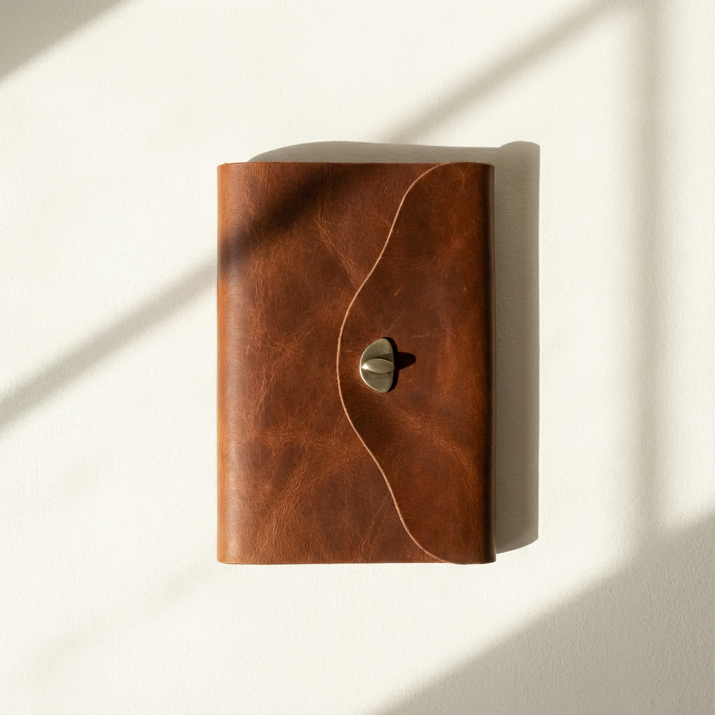  สมุดโน้ตหนังทำมือ