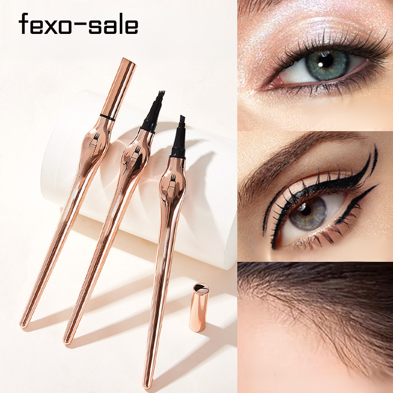 ดินสอเขียนคิ้วเนื้อลิควิด 4 ทิศทาง ไม่เลอะ