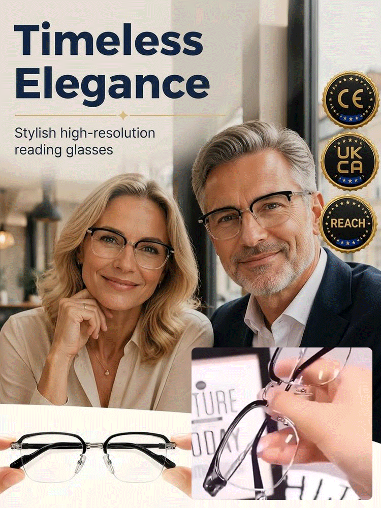 【Last Day Sale】HD Fashion Blue Light Blocking Reading Glasses