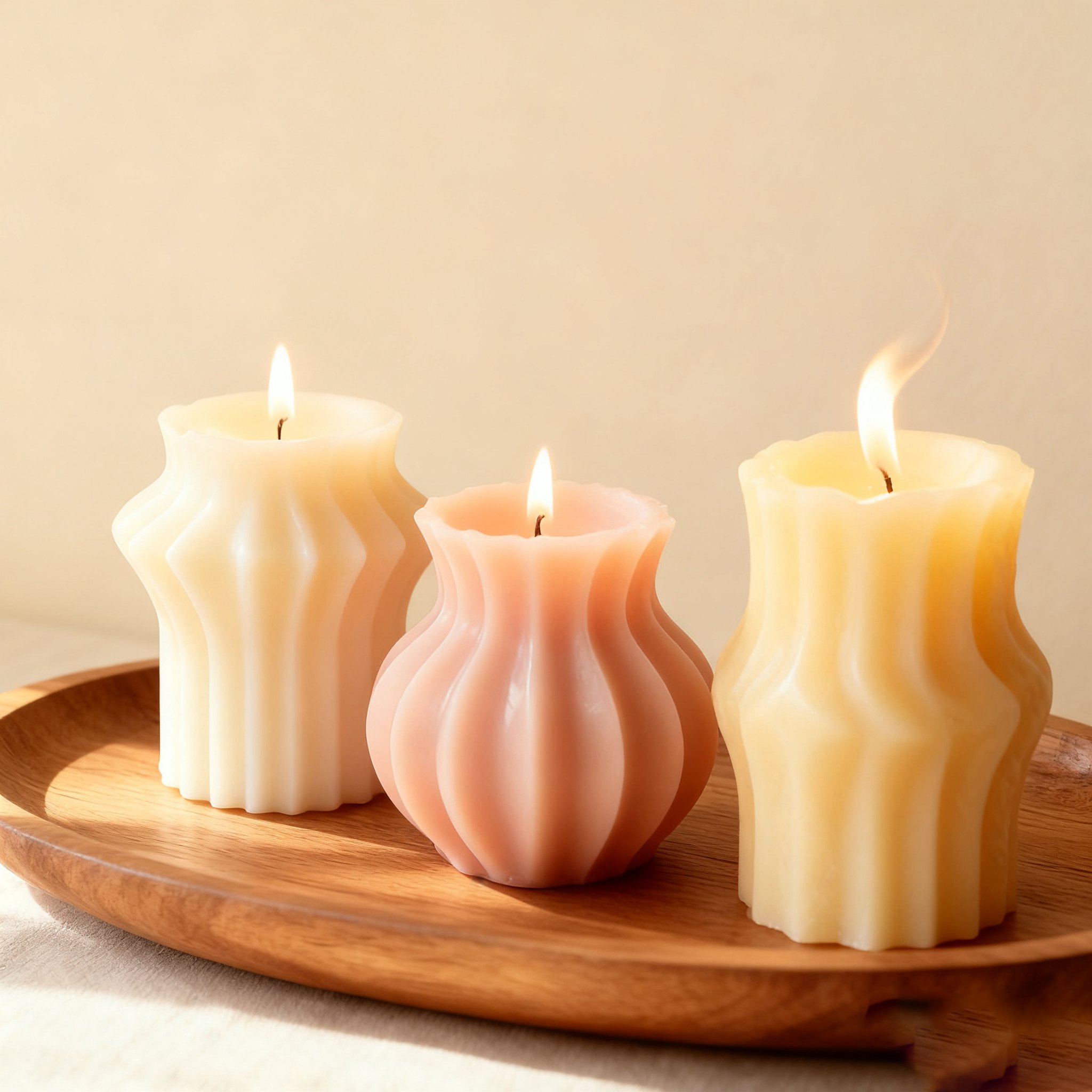 분위기 연출 거실 탁상용 캔들 소품