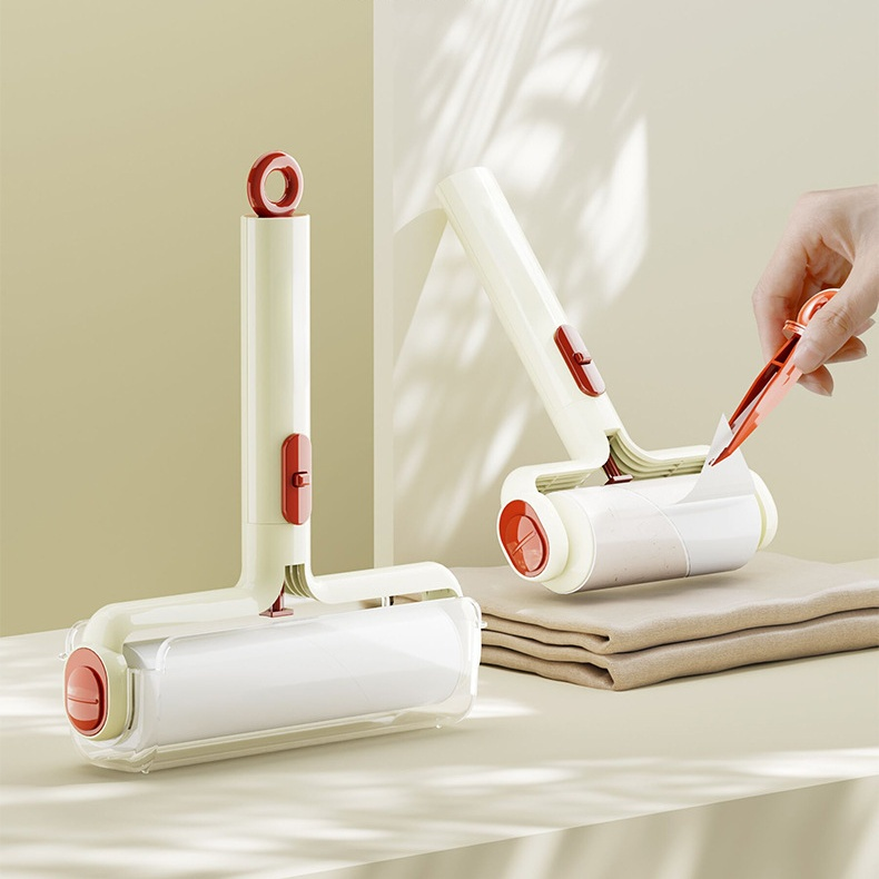  핀셋이 포함된 손으로 뜯지 않는 먼지 제거 롤러