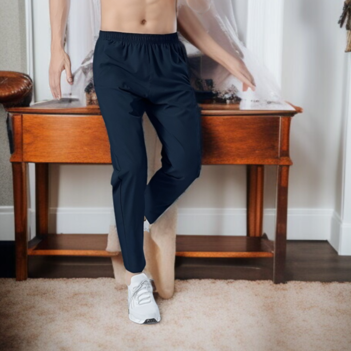 남성 캐주얼 바지 일자 와이드 내마모성 여름 속건바지 보풀이 느껴지지 않는 얇은 통기성 남자 트레이닝 바지