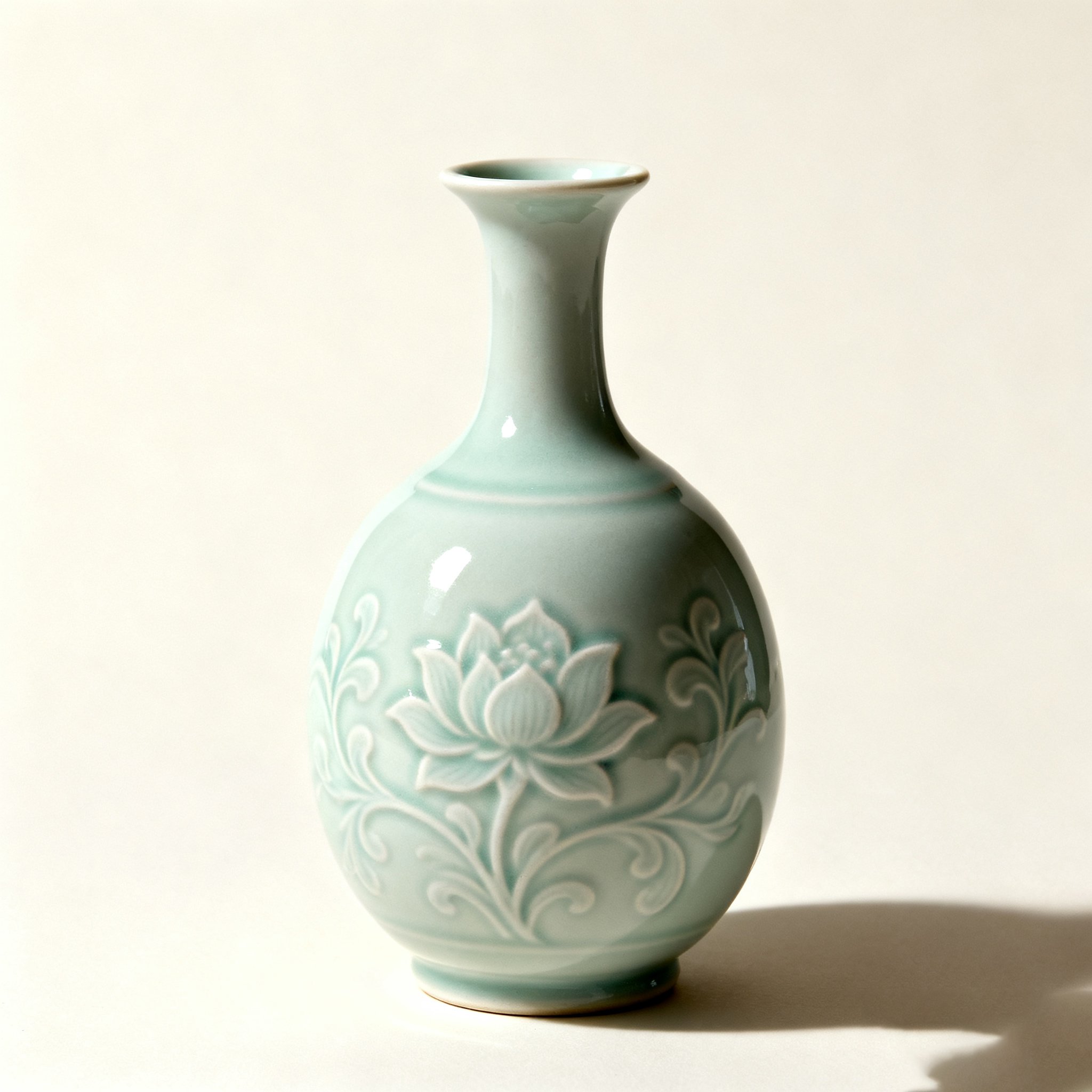 ハンドメイド彫刻セラミックフラワーベース