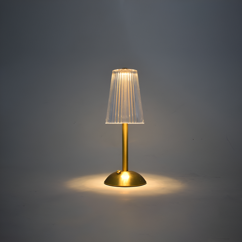 Lámpara de escritorio LED tricolor retro