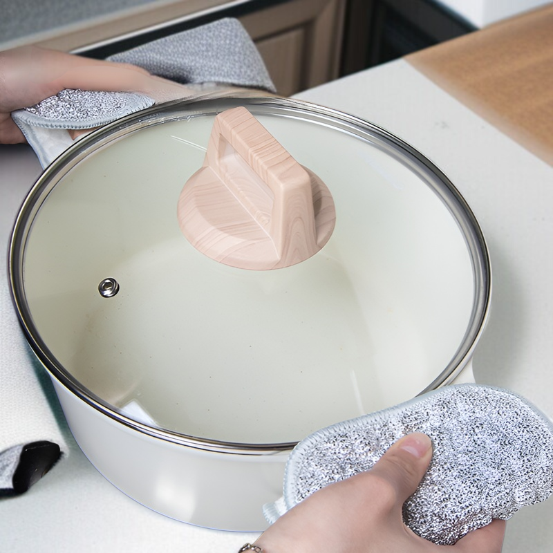 은사 면사 수건 은사 수건 세척이 용이한 주방 이중 두께로 기름이 잘 묻지 않음