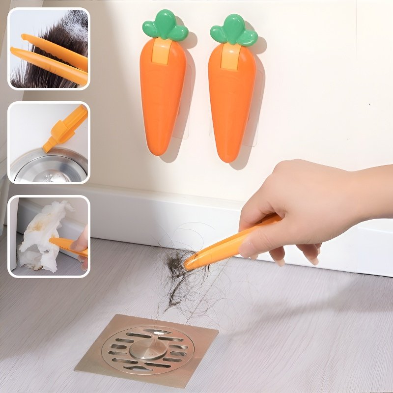 Bathroom Multi-Functional Cute Hair and Trash Clip