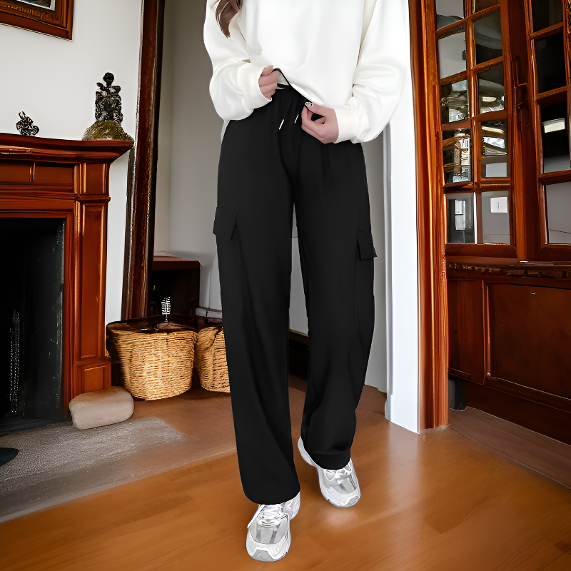 일자형 캐주얼 팬츠