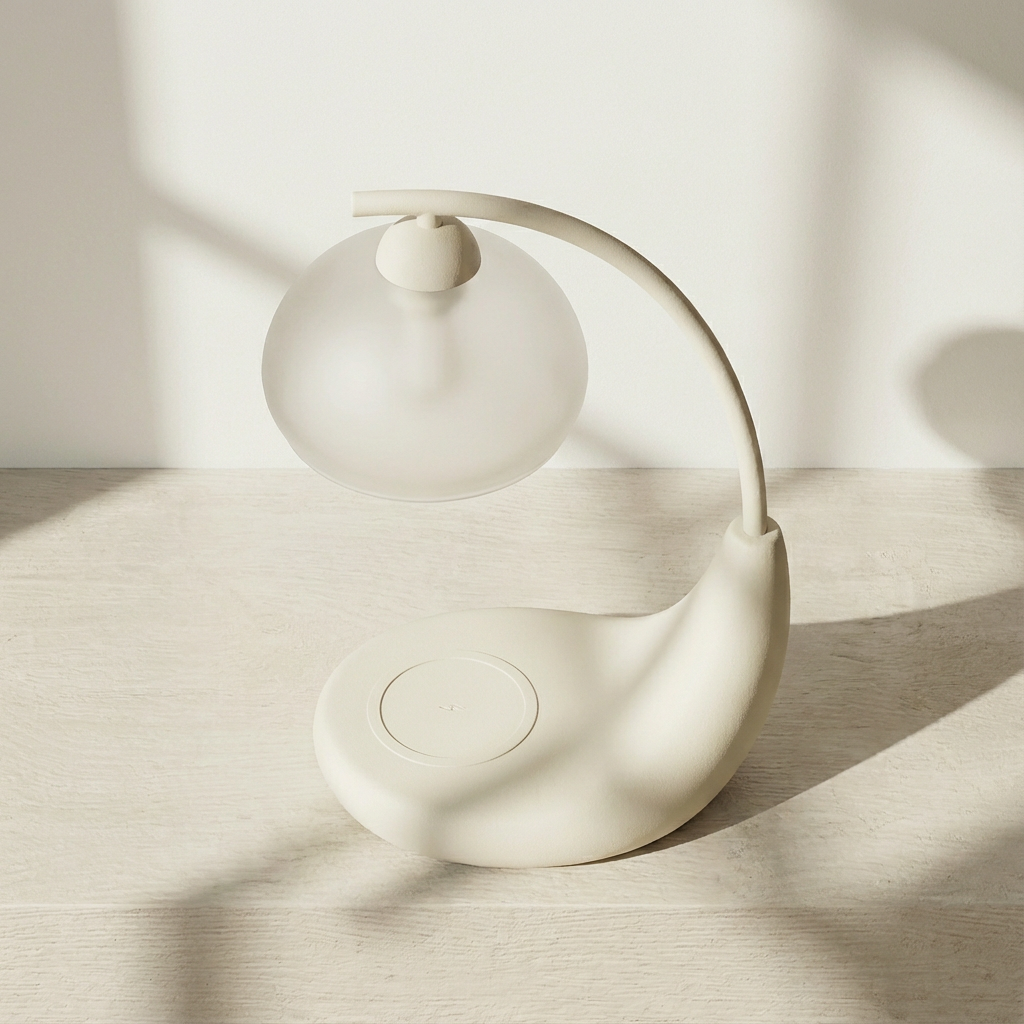 Lampă inteligentă cu încărcare wireless