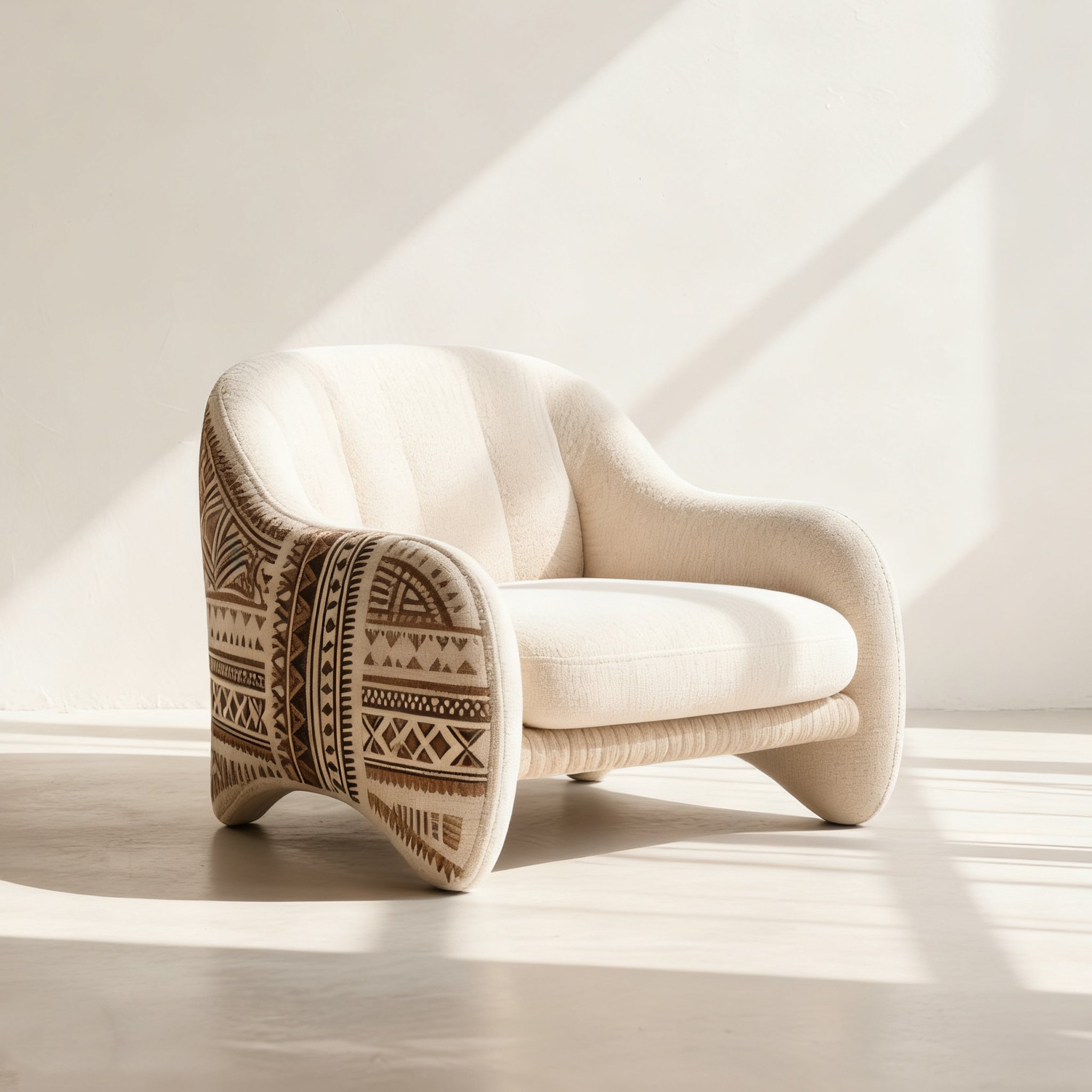 เก้าอี้โซฟาผ้าสำหรับนั่งคนเดียวที่แสนสบาย