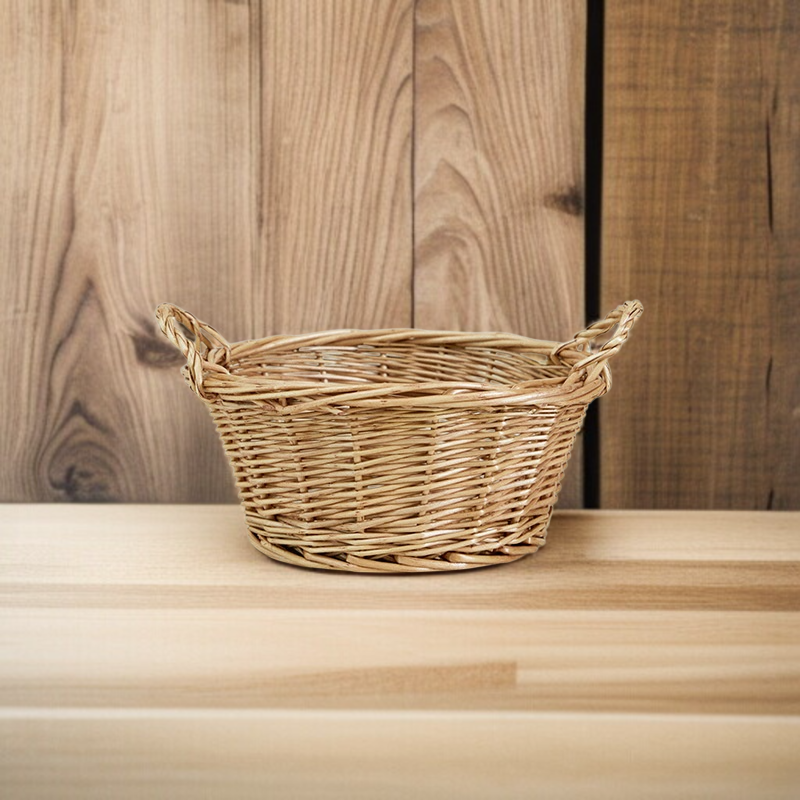 핸드메이드 뜨개질 주방 수납 광주리 전체 모습