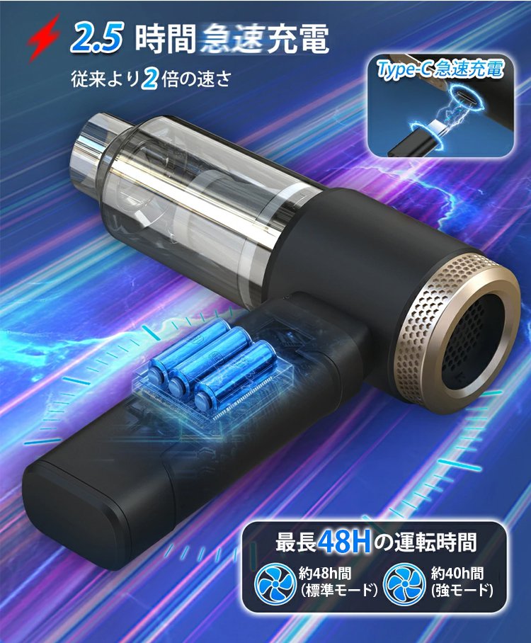 多機能ハイパワー空気入れ&車用掃除機 - detail 37