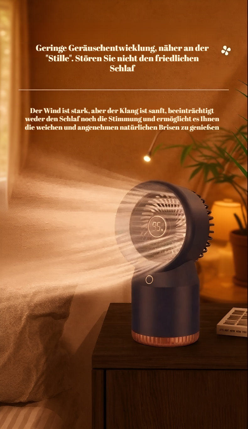 Tragbarer Desktop-Ventilator für Büro und Zuhause