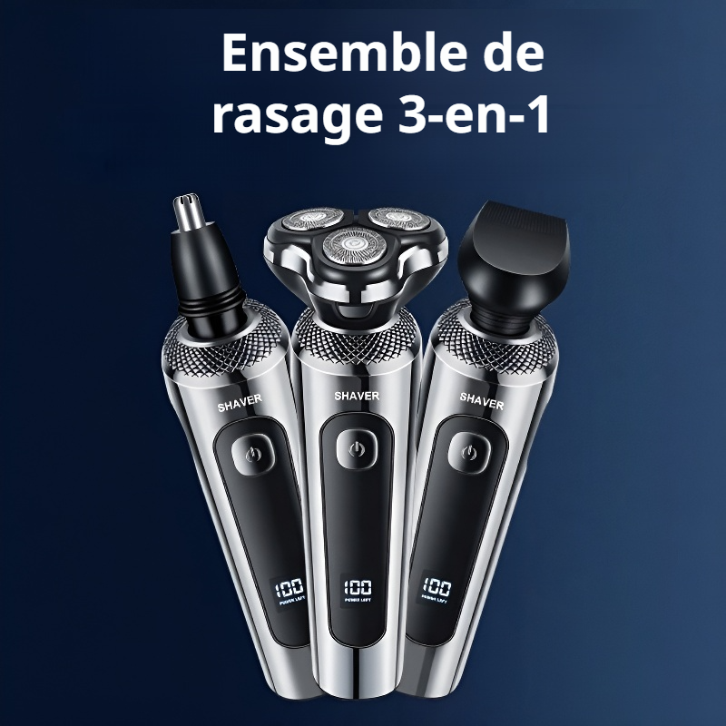 Rasoir électrique intelligent à affichage numérique
