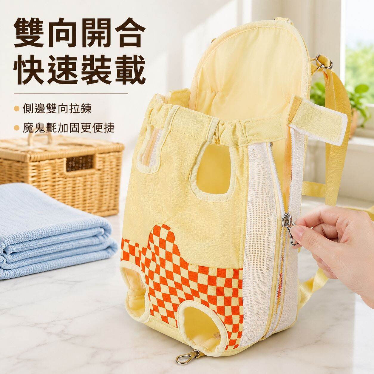 貓包胸背外出便攜可摺疊