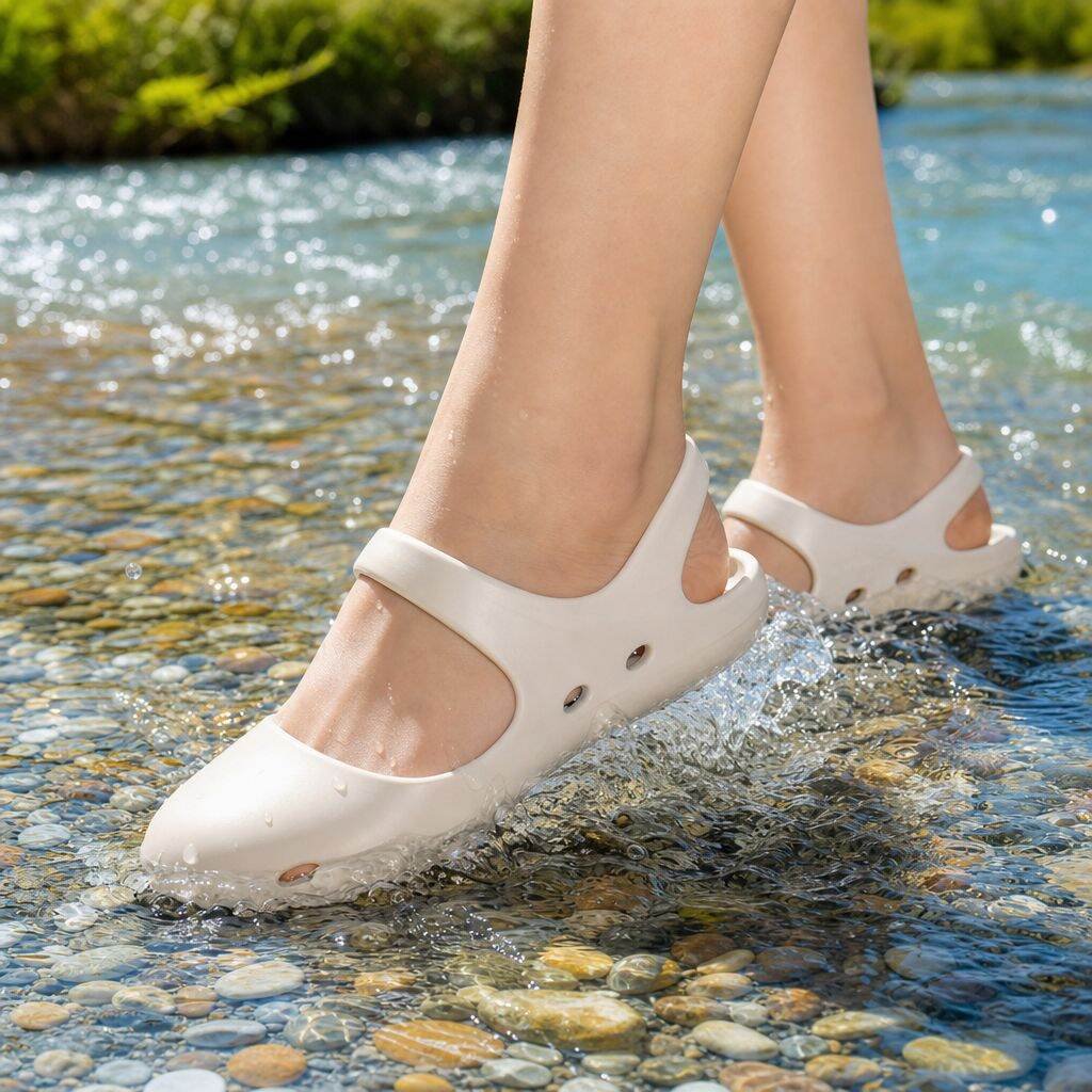 Women's Summer Non-Slip River Tracing Shoes, Outdoor EVA Soft Sole Water-Wading Yoga Shoes