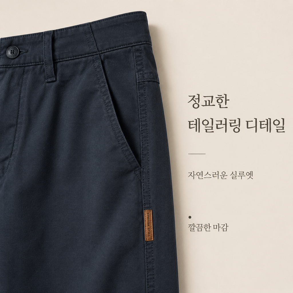 신상 남성 루즈핏 스트레이트 데님 팬츠