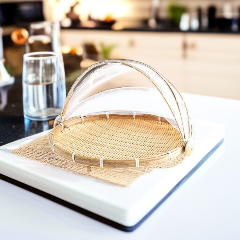 Bambus-Geflecht Trocknungskorb