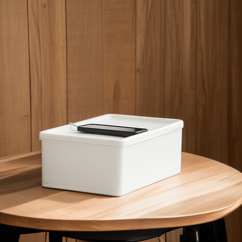 Caja organizadora de gran capacidad para enchufes y carga de dispositivos digitales para el hogar