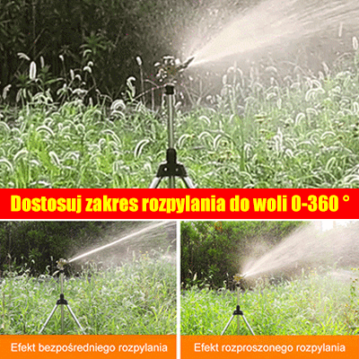 Regulowany zraszacz ogrodowy