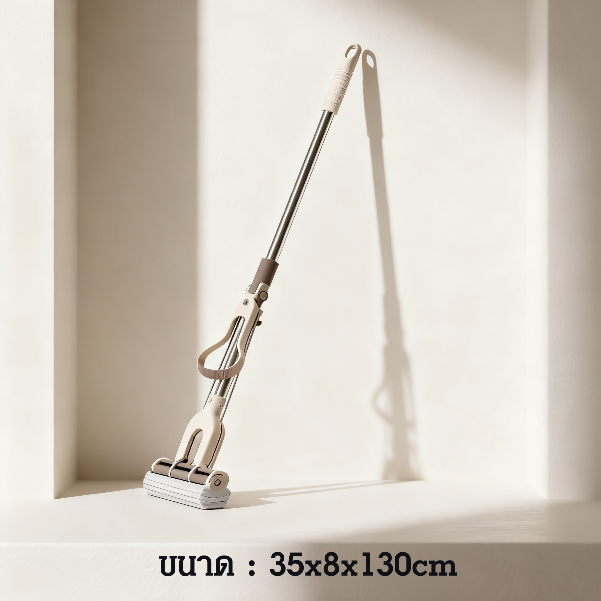 ไม้ถูพื้นแบบหมุนสำหรับทำความสะอาดบ้านทุกพื้นที่