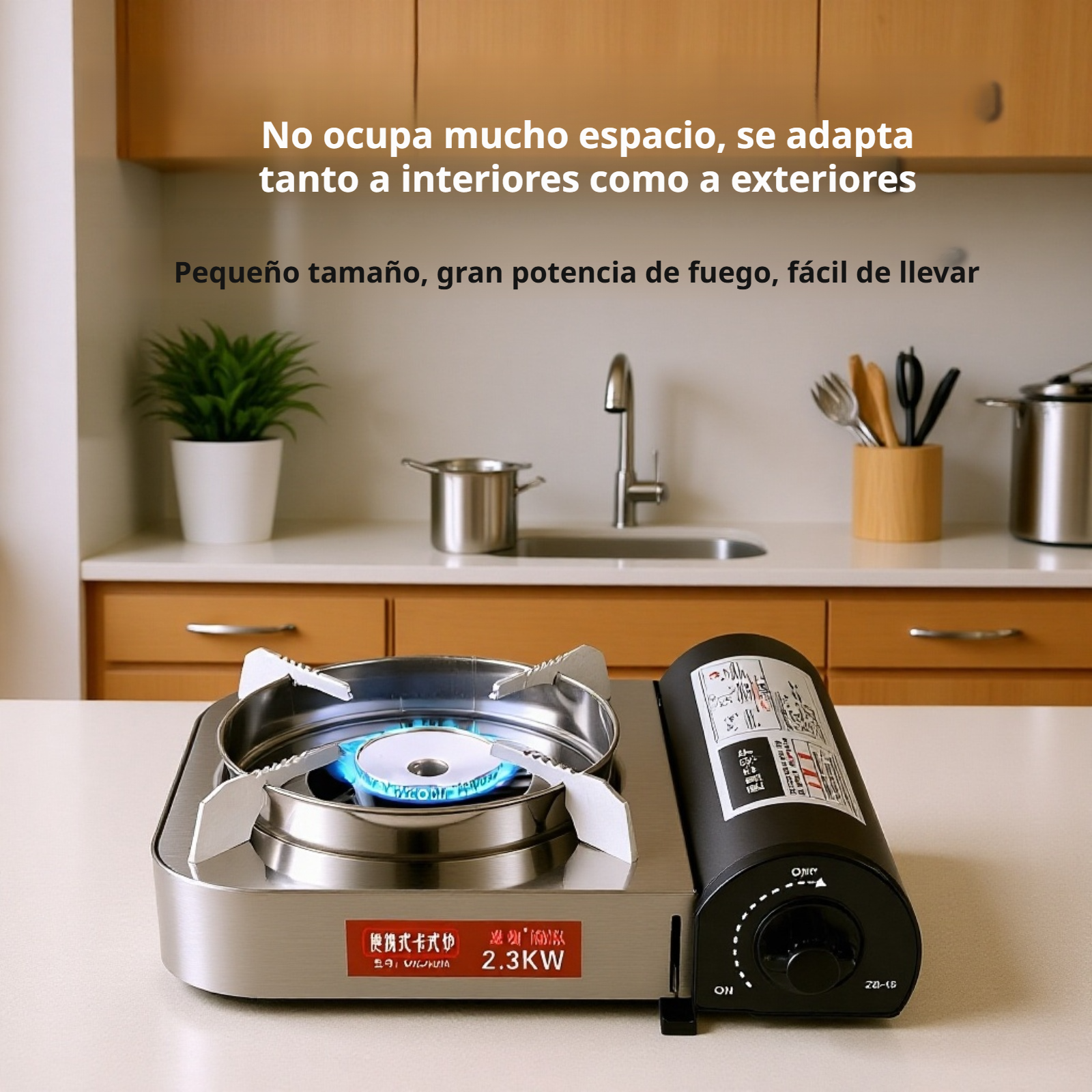 Estufa de casete para preparar ollas calientes
