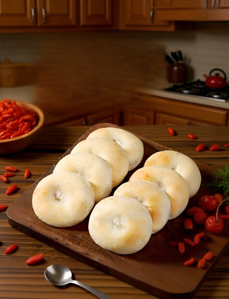 은이버섯 기장 얌 케이크 건강한 레시피