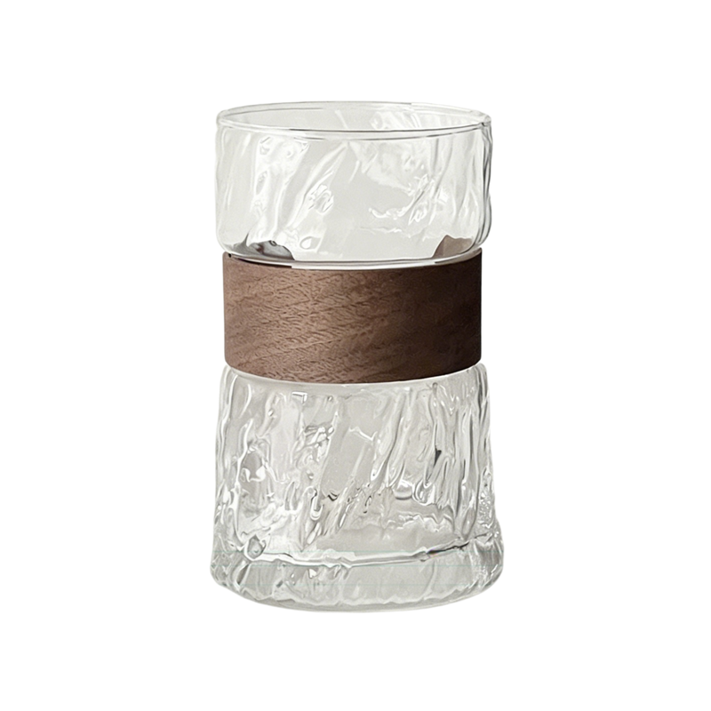 Home Glass Cup with Bamboo Sleeve