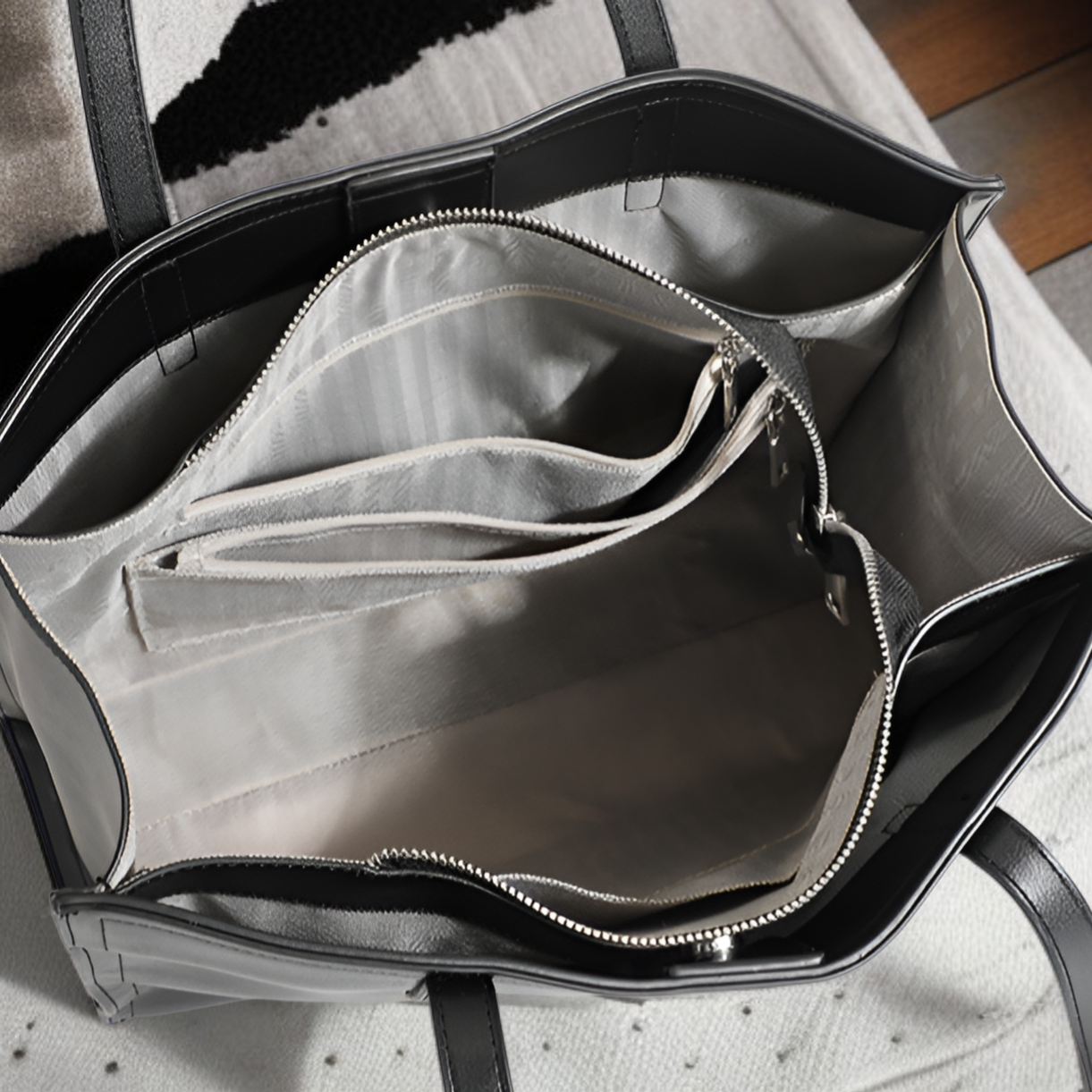 حقيبة كبيرة للتنقل إلى العمل، حقيبة كتف/حقيبة يد للنساء.