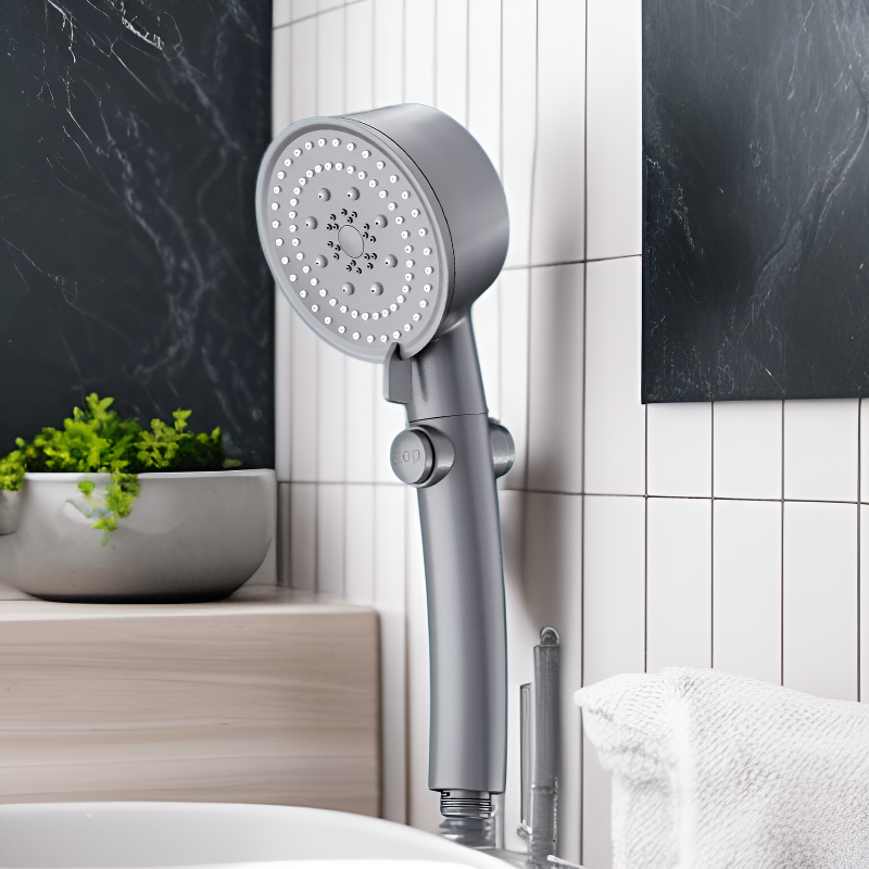 6段階調節可能なバスルームシャワーヘッド