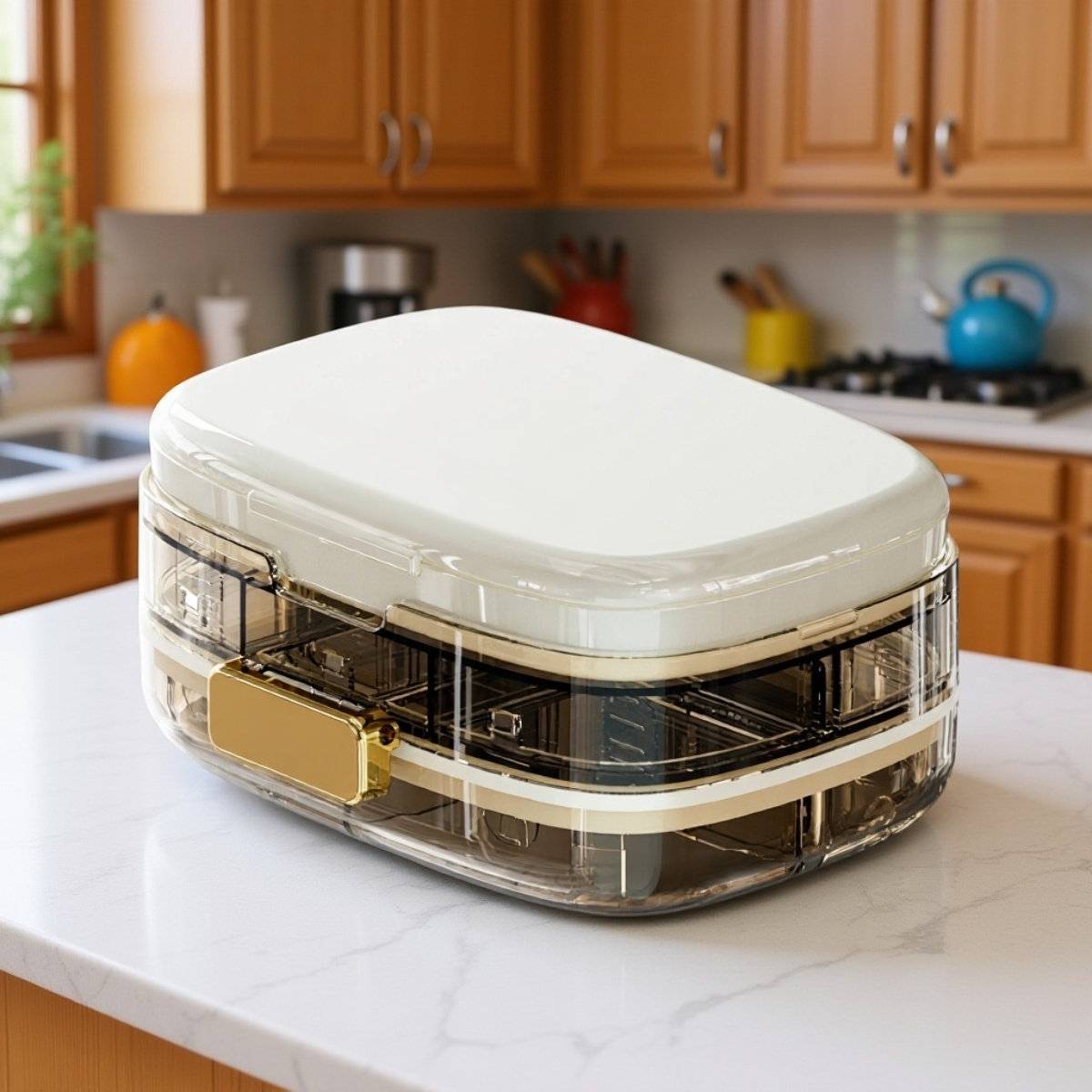 三重密封防潮分裝藥盒