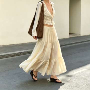 Luftiges Sommerkleid mit Cardigan für Damen
