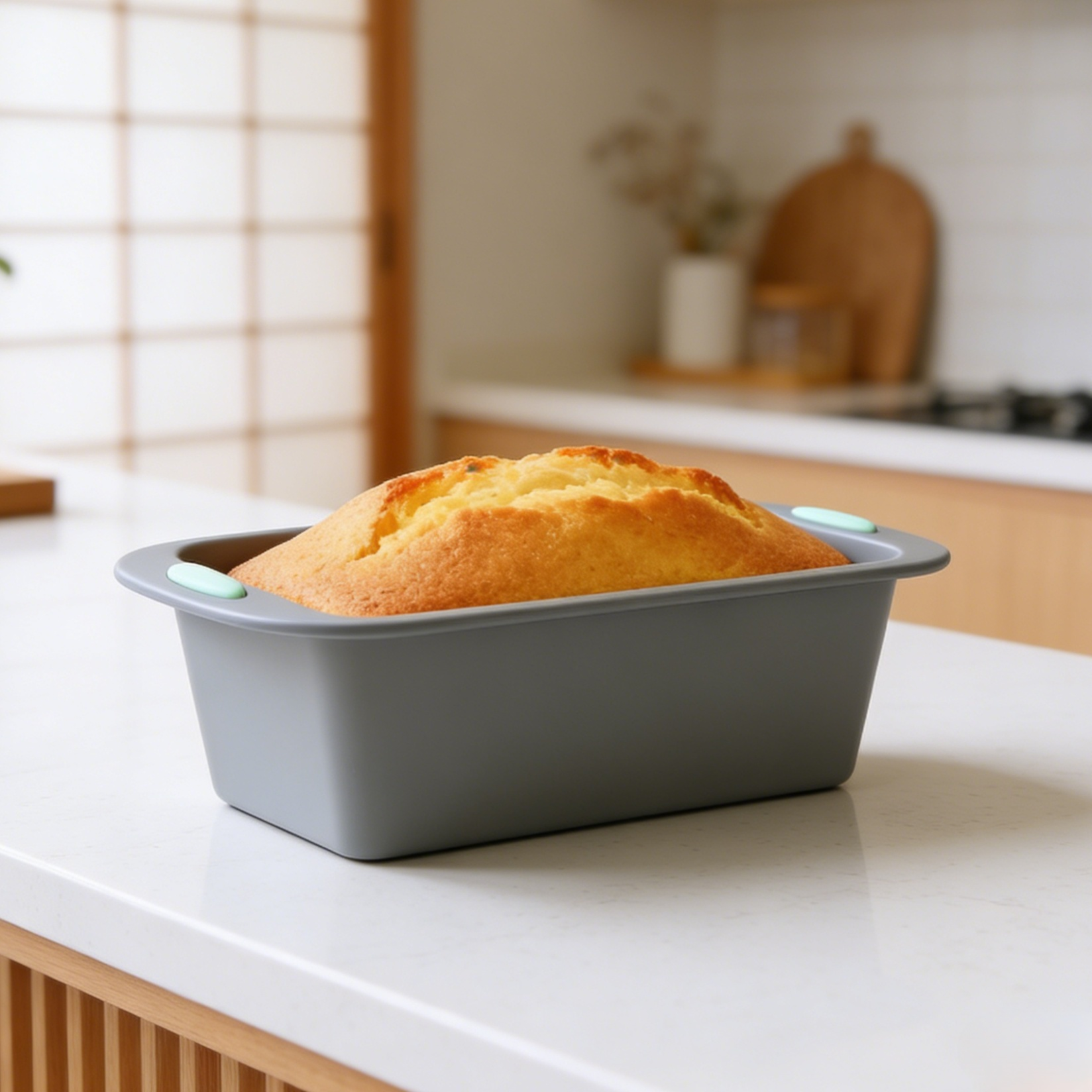 Two-color high-temperature resistant silicone non-stick cake mold