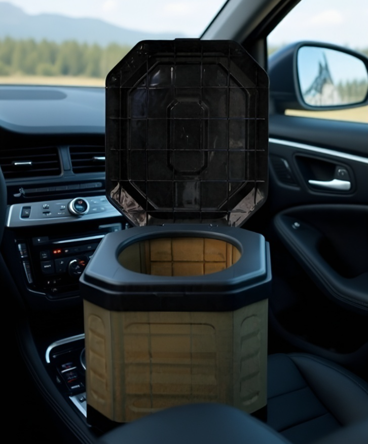 Easy to Clean Portable Toilet Design