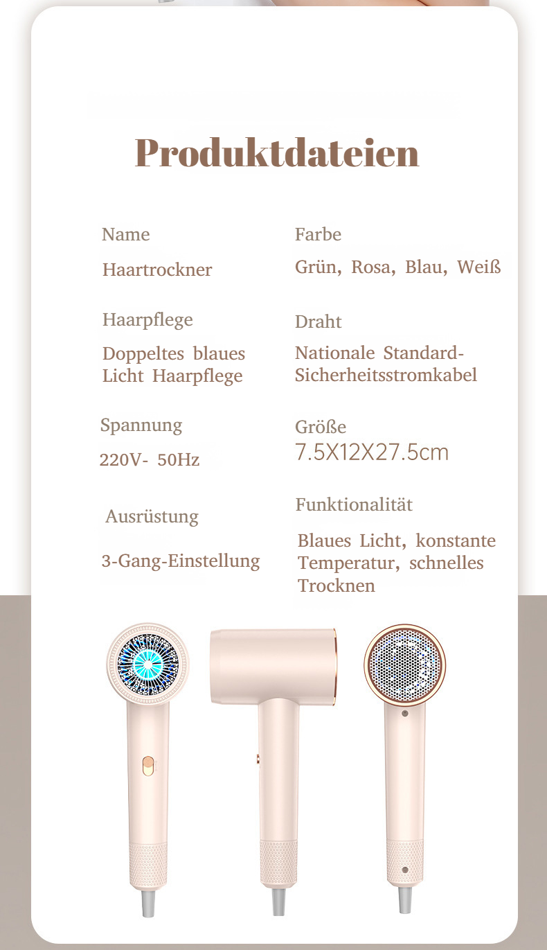 Haartrockner für alle Haartypen geeignet