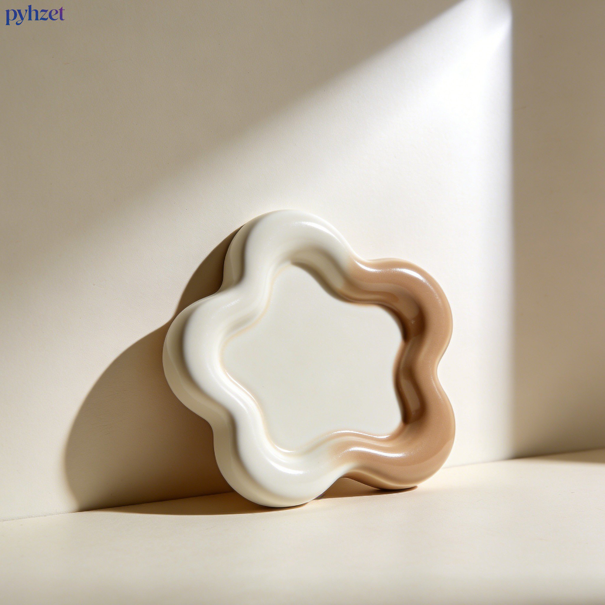 北欧スタイルの断熱セラミックコースター（5枚セット）