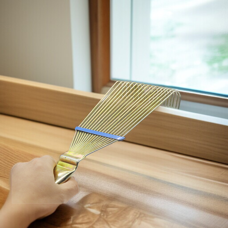 軽量コーム ウールかゆみ止め カシミアブラシ 牛毛掻き櫛 ウールヘアーコーム