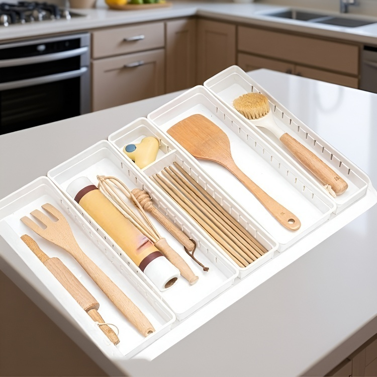 多機能引き出し仕切り収納ボックス カトラリー仕切りケース