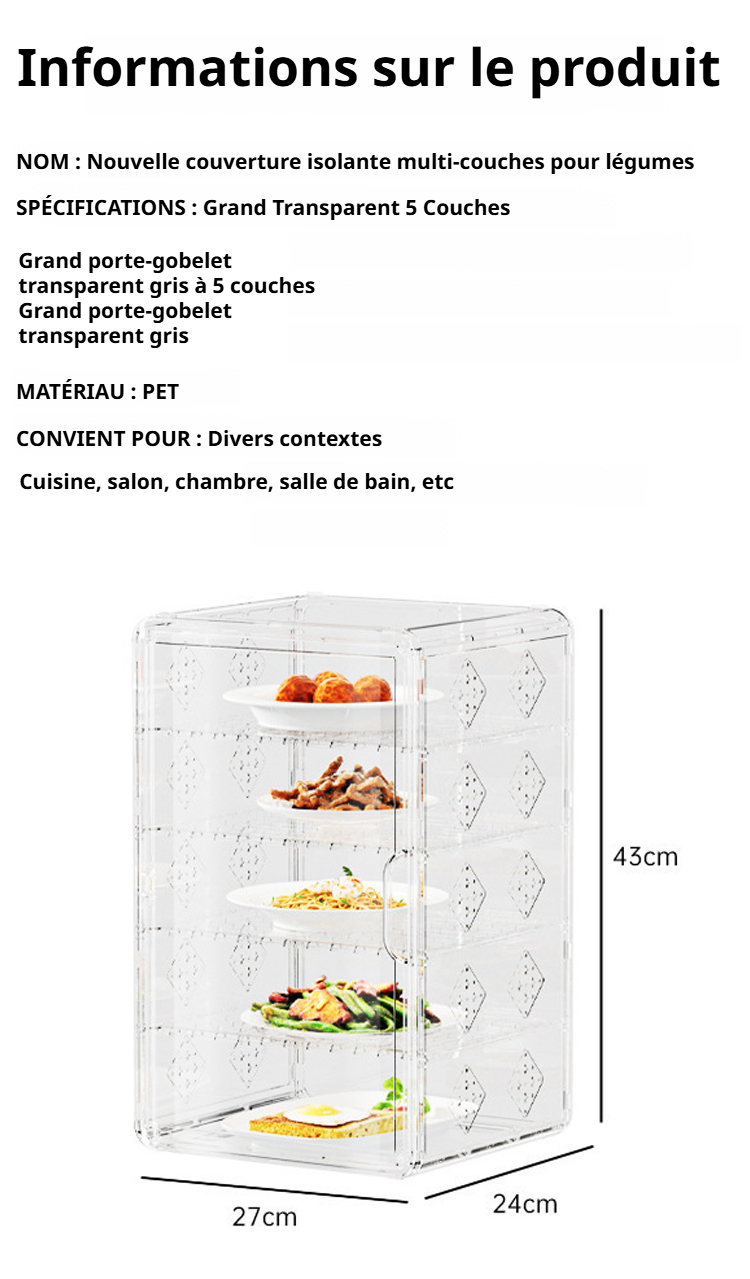 Stockage des aliments sécurisé grâce au couvercle multicouche
