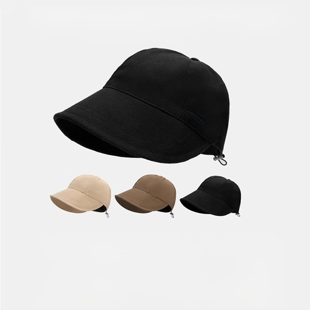 Wide Brim Wool Duckbill Cap