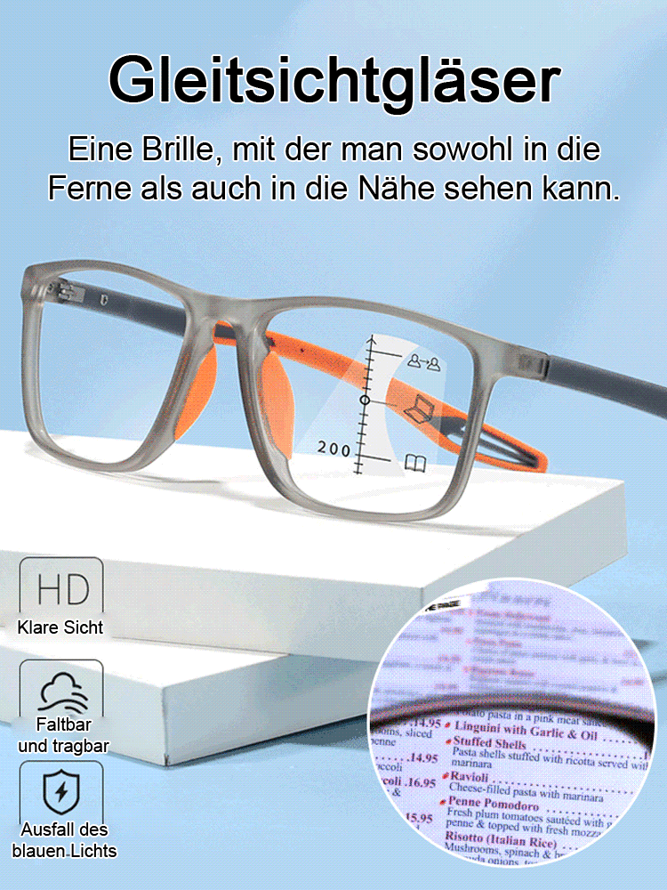 【✨️100-1000° intelligente Fokussierung】Ultraleichte und bequeme Anti-Blaulicht-Brille für Presbyopie