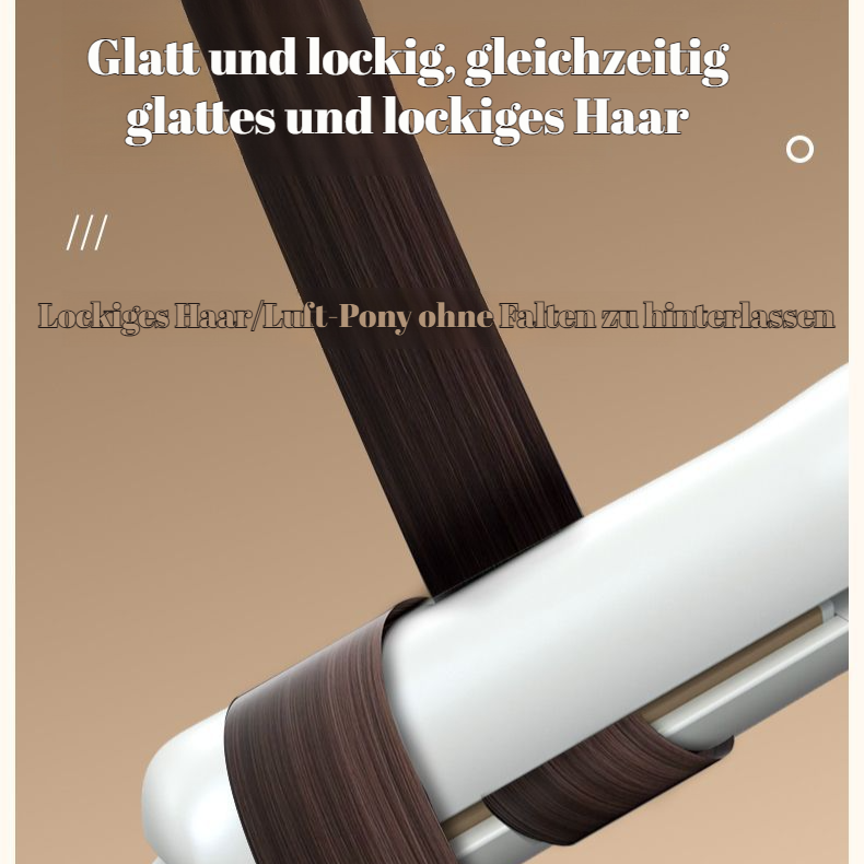 Tragbarer USB Mini kabelloser wiederaufladbarer Haarglätter und Lockenstab