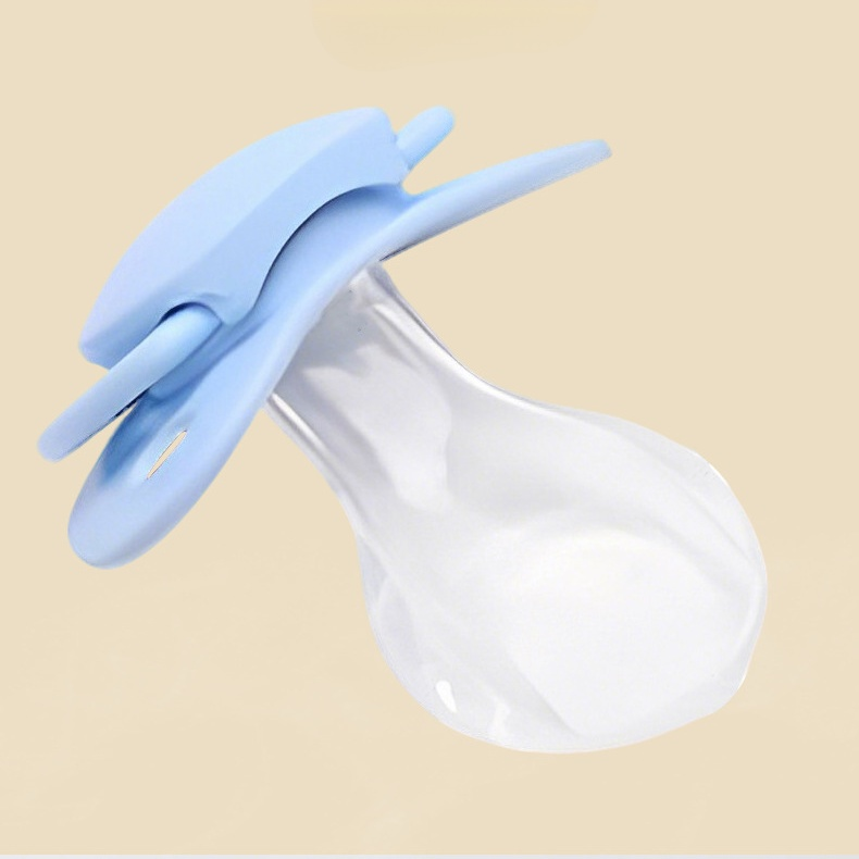 Natural Silicone Wide-Caliber Adult Pacifier, Medium Flow