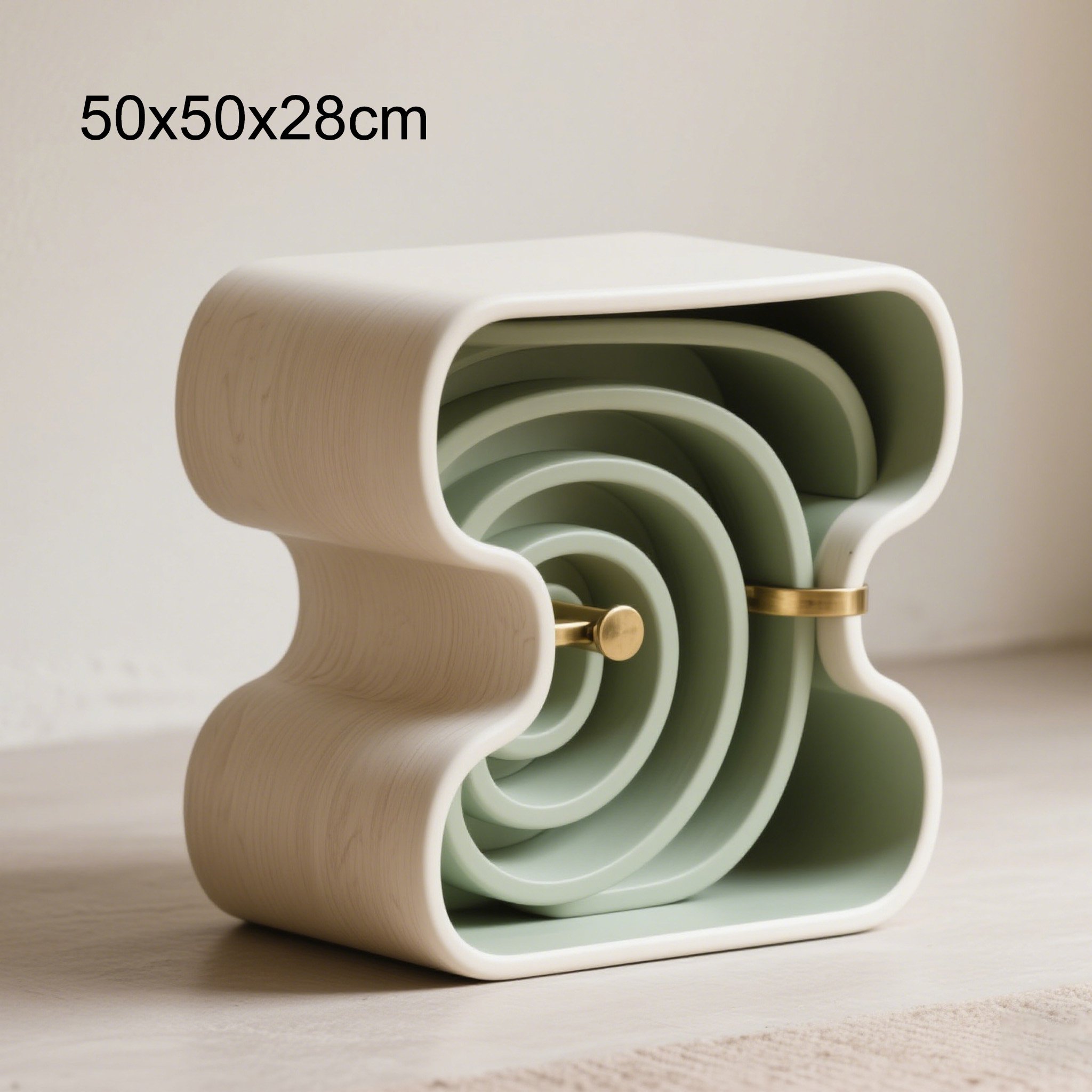 심플한 디자인의 현관 의자