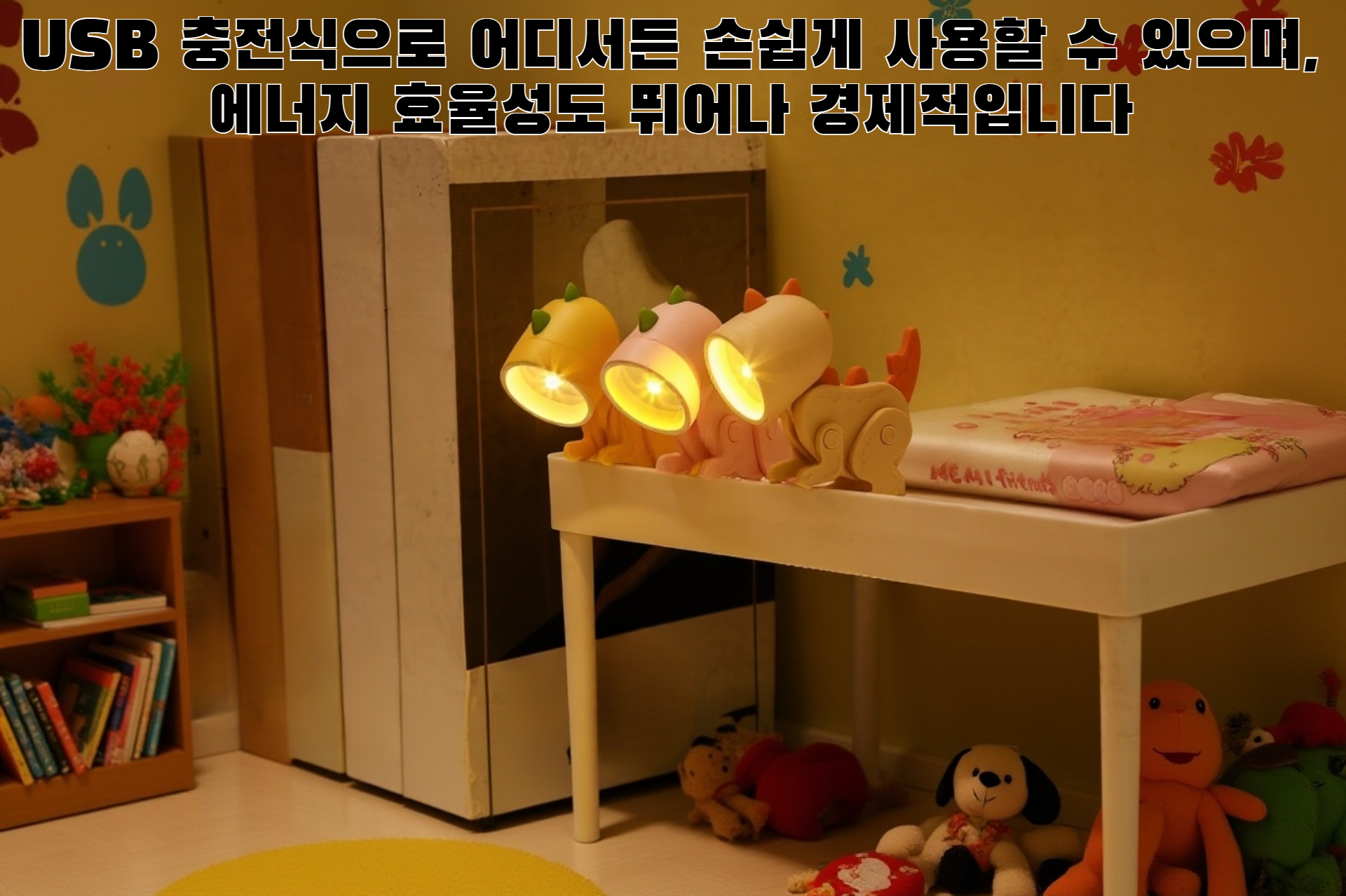 아이방 인테리어에 어울리는 공룡 무드등